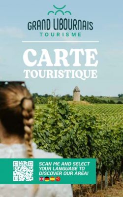 Carte touristique Grand Libournais Tourisme