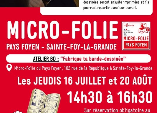 Atelier BD Fabrique ta bande-dessinée au Musée numérique