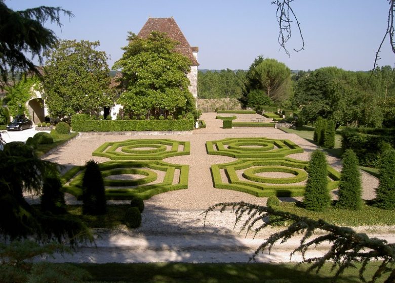 Garten des Château Pierrail