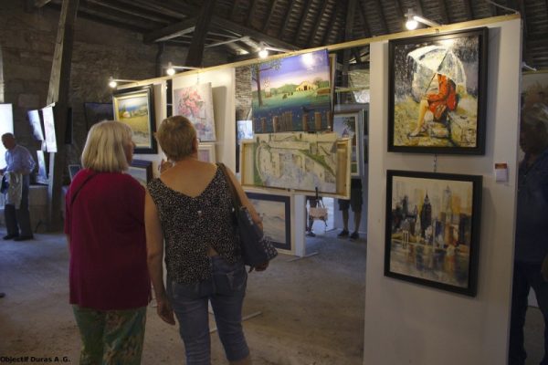 51ième exposition de peintures et sculptures au château de Duras