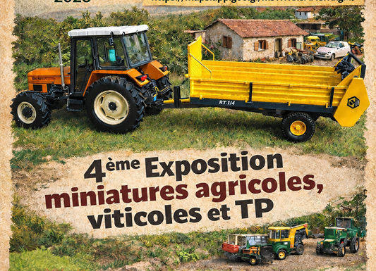 Exposition de miniatures agricoles et travaux publics