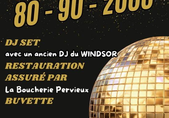 Soirée 80 – 90 – 2000 par le Football Club de Pineuilh